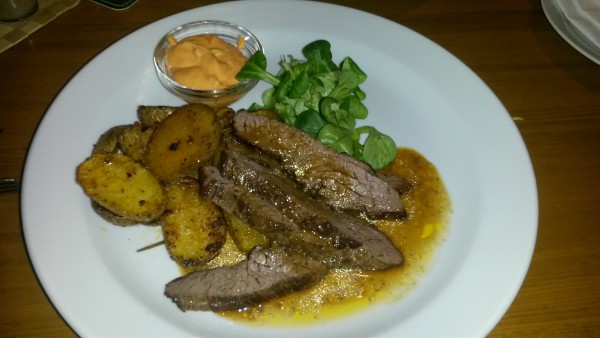 Flank Steak mit Rosmarin Kartoffeln